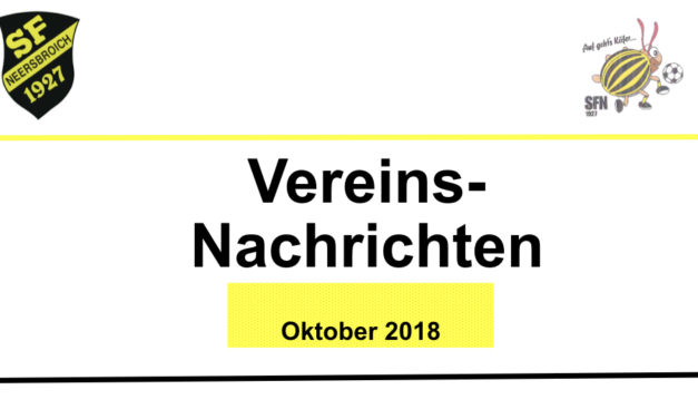 Vorstand Aktuell Oktober 2018