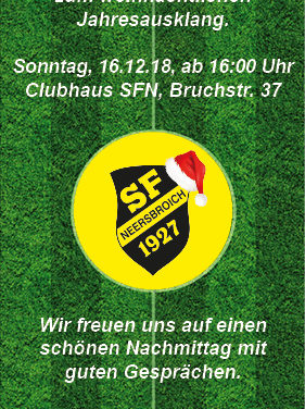 Einladung zur Weihnachtsfeier