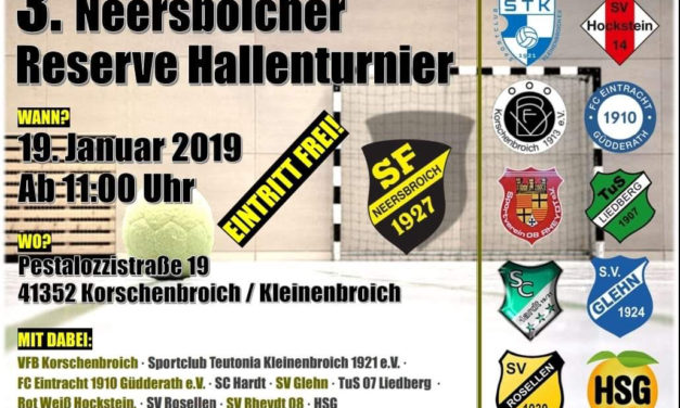 3. Neersbroicher Reserve Hallenturnier